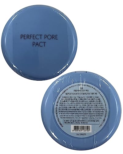 THESAEM Blue Pact Perfect Pore Face Powder - Sebum Control & Matte Finish, 0.37 oz