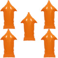 Orange Directional Arrow Balloons 5 Pack - Halloween Birthday Party Decorations