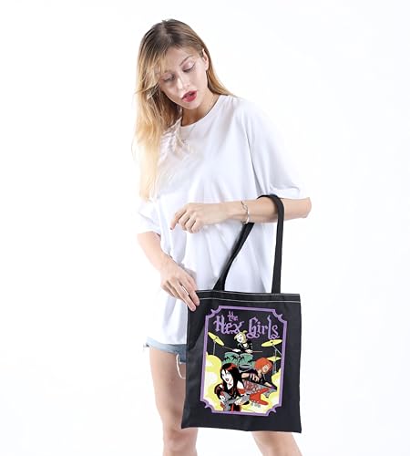 Hex Tote Bag - Horror Comedy Cartoon Inspired Halloween Gift Goth Rock Fan Accessory