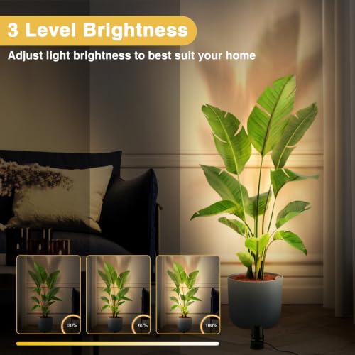 4 Pack Indoor RGBW LED Uplights with Remote - Halloween & Party Spotlights