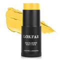 Yellow Face Paint Stick - Cream-Based Body Makeup for Halloween & Cosplay - 1.06 Oz