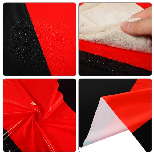 Disposable Plastic Tablecloths 54x108 Inches for Parties and Events - 12 Pack