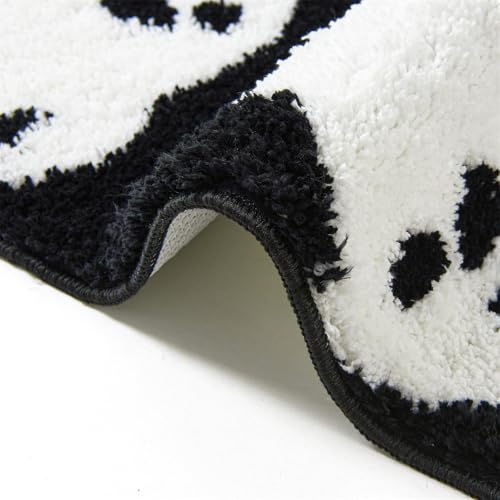 Ghost Halloween Bathroom Runner Rug 18x45 Inches Non Slip Microfiber Decor