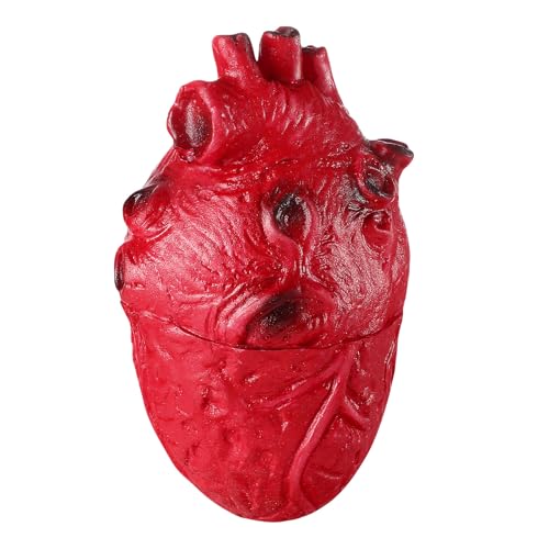 Realistic Red Latex Heart Prop for Halloween Haunted House Decorations