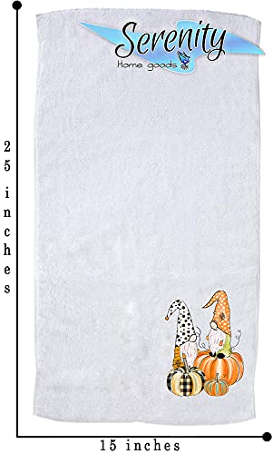 Fall Gnomes Hand Towels - Autumn Kitchen & Bathroom Decor Set