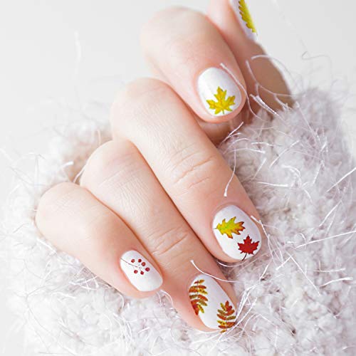 Halloween and Fall Nail Art Decals - 1000+ Self-Adhesive Stickers for Manicure & Pedicure