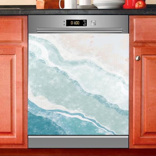Bohemian Beach Dishwasher Magnet Cover - 23 x 26 in Magnetic Refrigerator Panel
