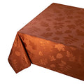 Harvest Legacy Damask Square Tablecloth 52x52 Rust - Elegant Fall Dining Decor
