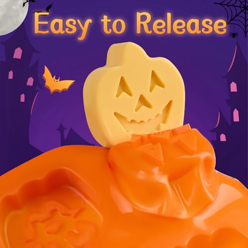 Halloween Silicone Mold Set for Chocolate Candy Gummy Cookies - 5 Pieces