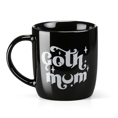Goth Mom Coffee Mug - Halloween Gift for Mom, 12 oz Ceramic Cup