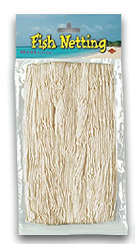 Assorted Fish Nets Set of 12 - Nautical & Pirate Party Decorations, 4' x 12' Variation