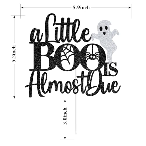 Halloween Ghost Baby Shower Cake Topper - First Birthday Decorations