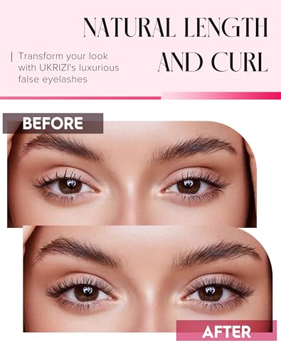 False Lashes Natural Wispy Calla Lily 12mm Pack of 10 Pairs - Ukrizi