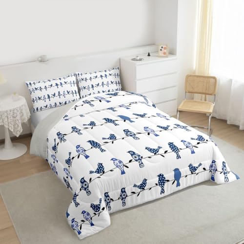 Kids Bedding Set Full - Multi 6 Piece Boho Floral Animal Print Comforter
