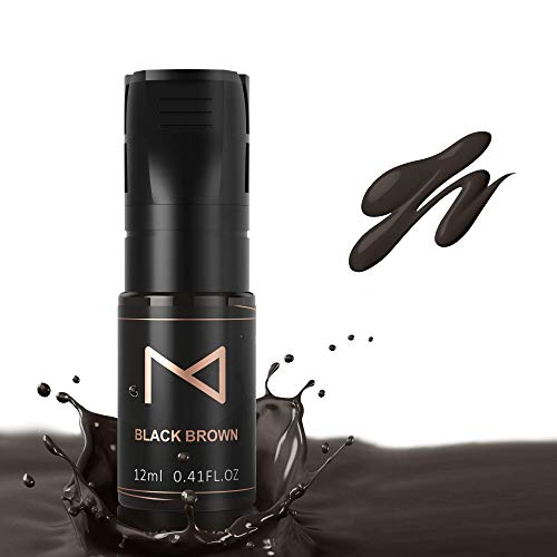 Liquid Pigment for Microblading Eyebrows - Black Brown 12ml