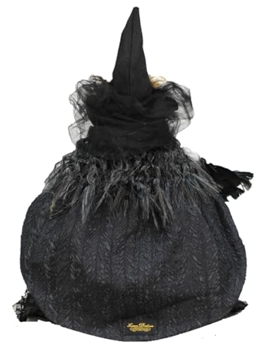 Halloween Witch Figurine 26 Inch Decorative Seated Collectible Home Decor