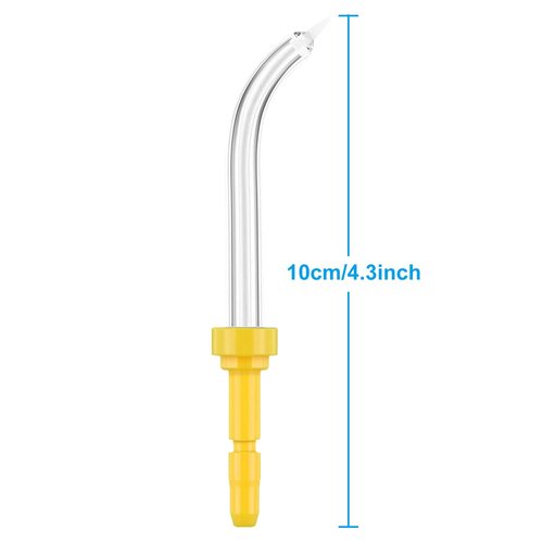Flosser Replacement Tips for Waterpik Periodontal Tips Dental Water Flosser Tips Replacement Tips for Waterpik Water Flossers (Like WP-100) and Other Brand Oral Irrigators（6 Periodontal Tips）