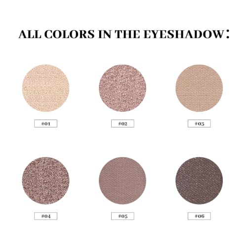 MYSTER ROSEY Mauve Taupe Mini Eyeshadow Palette - Neutral & Long-Lasting