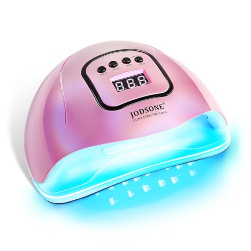 Pink UV LED Nail Lamp M50004 for Gel Manicure with 4 Timers & Auto Sensor
