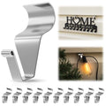 HUXOR Vinyl Siding Hooks 10 Pack No-Hole Outdoor Wall Hangers
