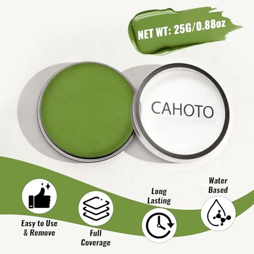 Light Green Water-Based Face & Body Paint for Cosplay & Makeup