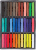 Non-Toxic Temporary Hair Chalk Set - 36 Bright Pastel Colors for All Ages