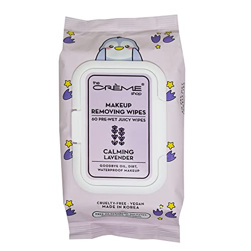 Makeup Remover Wipes for Sensitive Skin - Lavender Hydrating Cleansing Pads