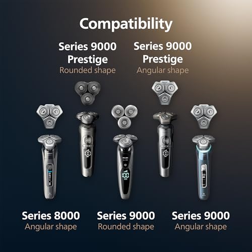 Genuine Philips Norelco Replacement Shaver Heads 3 Pack - Series S9000 & S8000