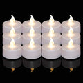 LED Flameless Tea Lights 150 Pack Warm White Battery Operated Safe Decor