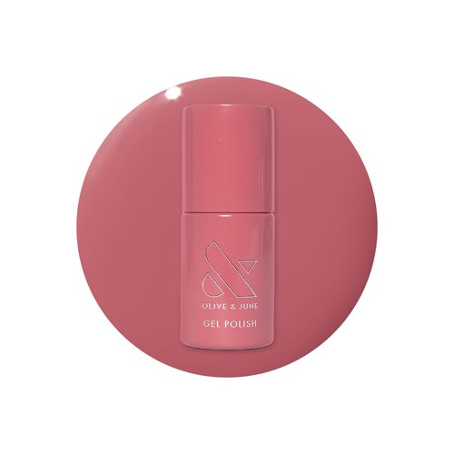 Olive & June Gel Polish | UV LED Nail Lamp Needed | Long Lasting Formula | Up to 21 Days of Wear | Damage-Free Removal | Salon-Quality Manicure Pedicure at Home| Boysenberry Glass