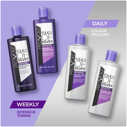 Pro:voke Touch of Silver Nourishing Conditioner - Revitalize Blonde Hair | 200ml