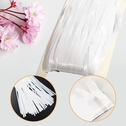 White Foil Curtain Backdrop - 40 Pack Metallic Tinsel Fringe Party Decor - Variation of THIS listing