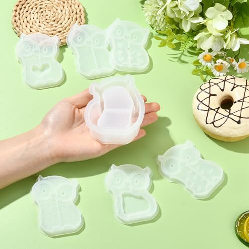 Food-Grade Silicone Owl Molds for Baking and Crafting - 7 Styles Halloween Decor