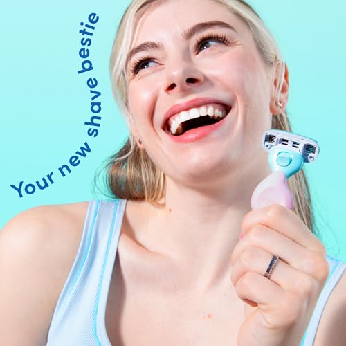 Schick Hydro Silk Mini Razor for Women | Womens Razors for Shaving, Travel Size Toiletries, 5-Blade Travel Razor, Includes 1 Mini Handle, 1 Refill & 1 Case