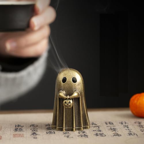Cute Ghost Incense Burner - Alloy Desktop Decorative Incense Holder