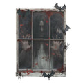 Halloween Wall Decal Scary Ghost 3D Spooky Zombie Wall Sticker for Halloween Party - Variation of Scary Ghost