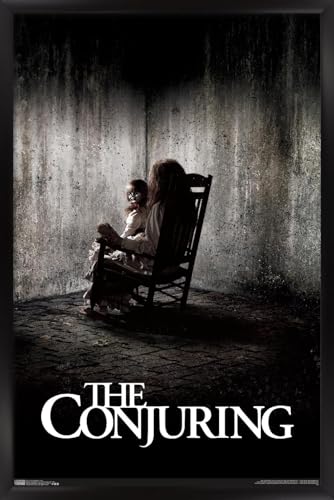 Conjuring Wall Poster - Black Framed 22.375 x 34 Inches Room Decor - Satin Finish