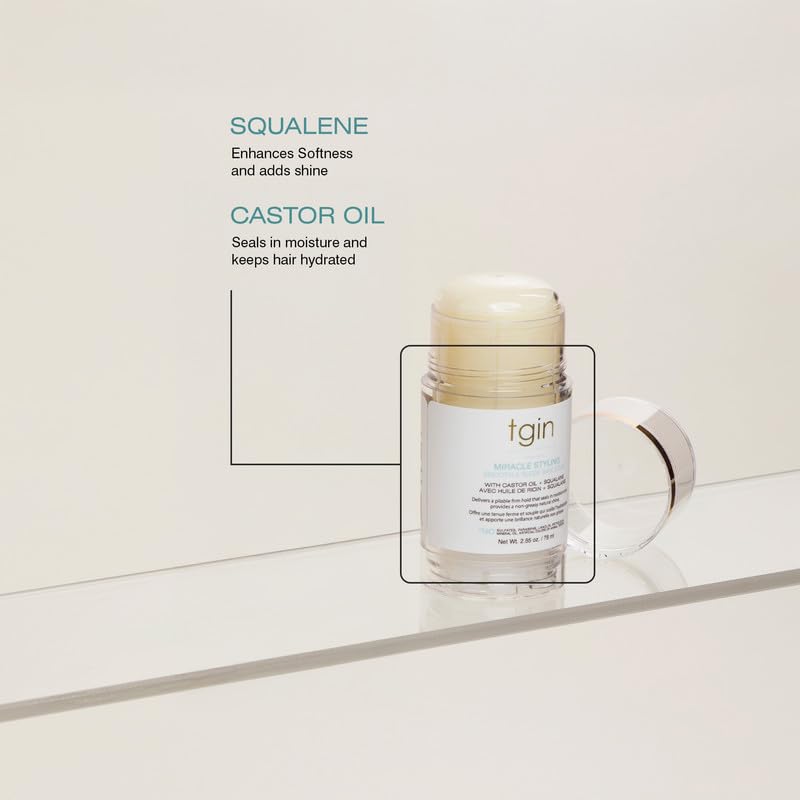 Thank God It's Natural Smooth & Sleek Wax Stick - Miracle Styling for Sleek Hair | 4 oz