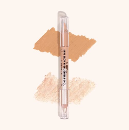 Skiennix Dual Brow Highlighter Pencil - Medium Sand Shade for Perfectly Defined Brows