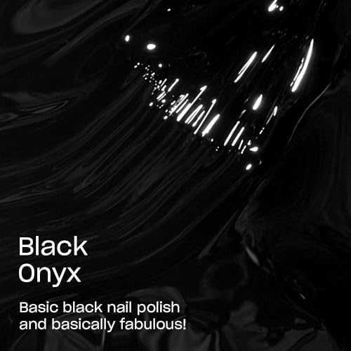 OPI Nail Lacquer Black Onyx Nail Polish - Classic Cremé, Shimmer & Glitter
