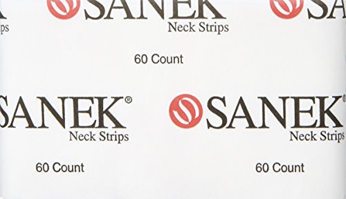Sanek Display Neck Strips Pack of 12 - Soft Absorbent Hair & Sweat Catchers