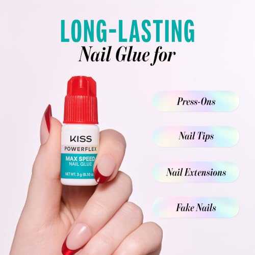Nail Glue - Fast Drying Adhesive for Fake Nails & Repairs - 1 Pack