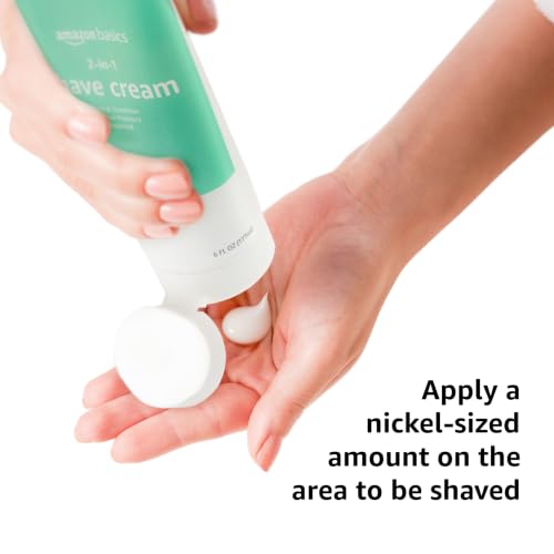 Moisturizing Shave Cream for Sensitive Skin - Non-Foaming, Fragrance-Free, 2 Pack