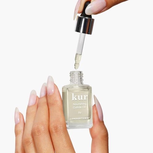 LONDONTOWN Nourishing Cuticle Oil - Moisturizing Nail Care for Growth and Strength for Dry Damaged Cuticles, Vegan & Cruelty Free - .40fl oz with Dropper