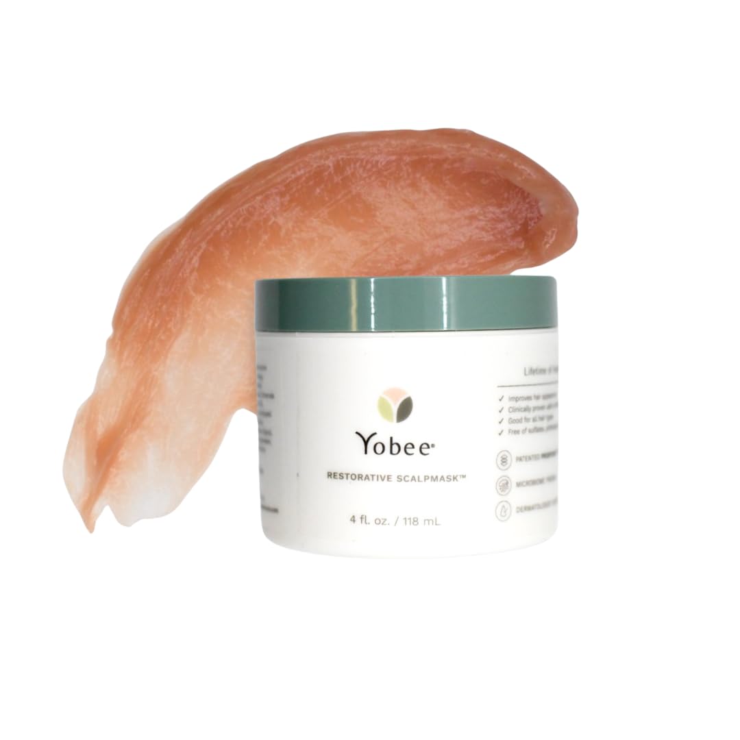 Yobee Restorative Scalp Mask - Probiotic Hair Treatment for Dry, Itchy Scalp - 4 fl oz