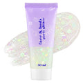Clear White Body Glitter - Mermaid Face Glitter Gel for Festivals & Halloween