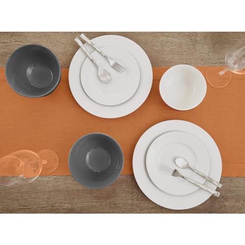 Pure Linen Pumpkin Table Runner - 14 x 90 Inch, Handcrafted, Fall Decor Variation of THIS listing