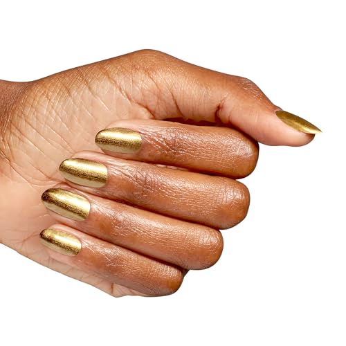 OPI Nail Lacquer - SaTURN Me On Dark Brown Metallic - Opaque, Long-Lasting Nail Polish