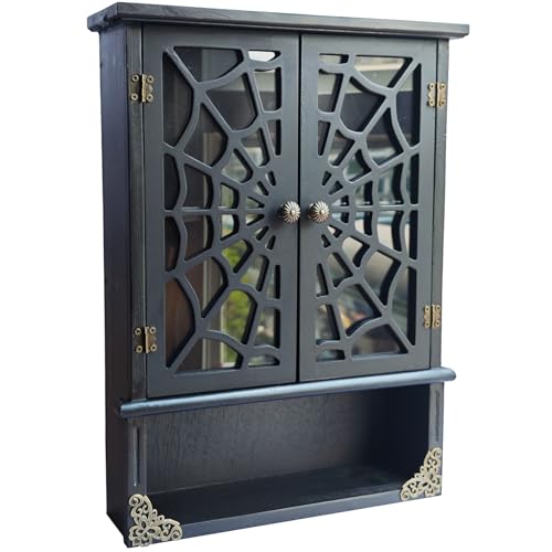 Gothic Floating Shelf - Dark Academia Witchy Wall Decor for Bedroom & Halloween