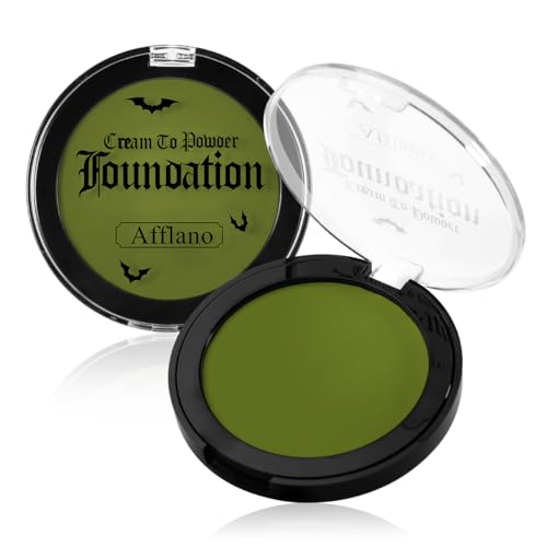 Green Face Paint Foundation Wicked Makeup Waterproof High Pigment Halloween Costume